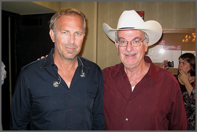 Kevin Costner and Herb Sudzin