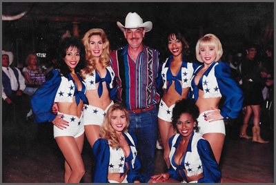 Herb Sudzin and the Dallas Cowboys Cheerleaders